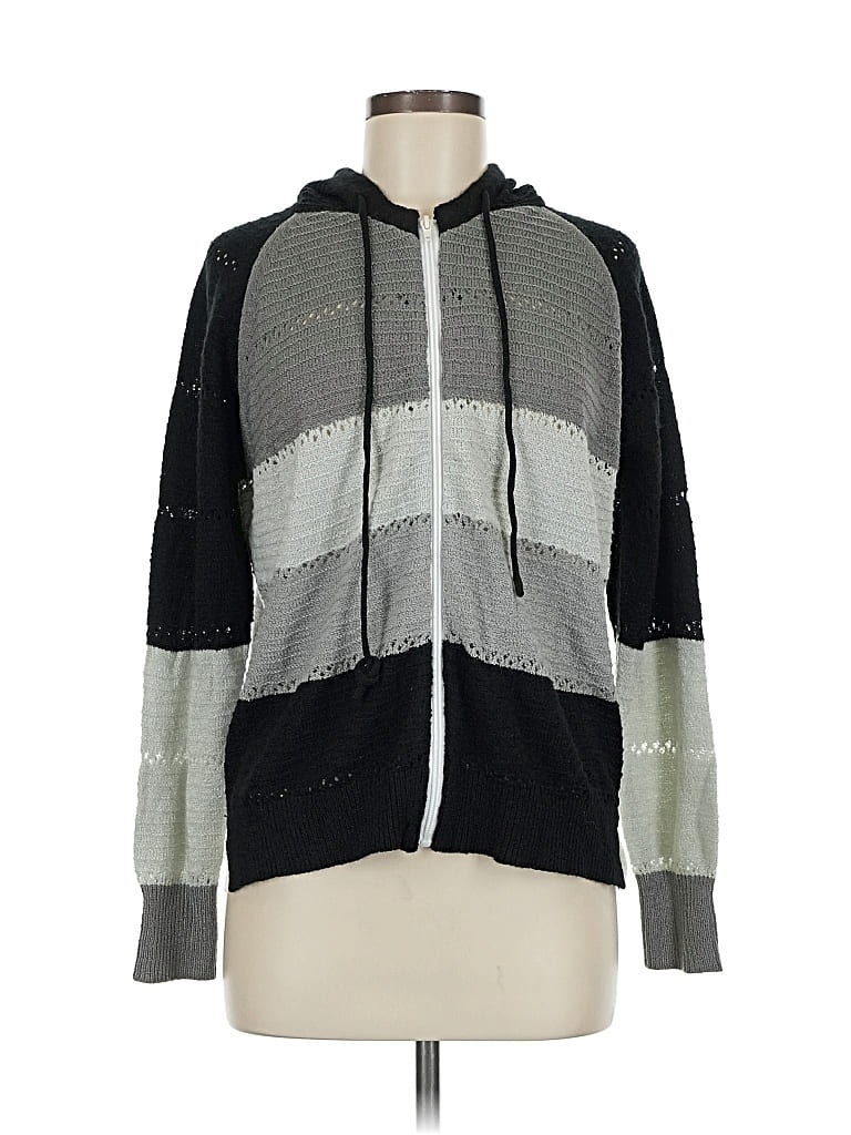 Pre-owned Unbranded Zip Up Hoodie In Gray