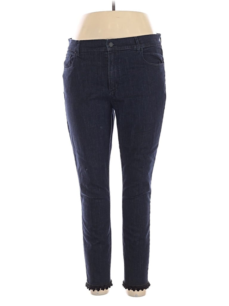 Pre-owned Ann Taylor Factory Jeans In Blue