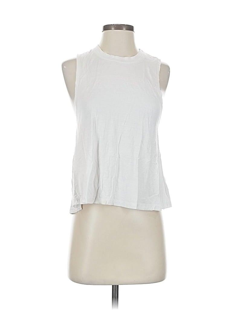 Pre-owned Carbon38 Sleeveless T-shirt In White
