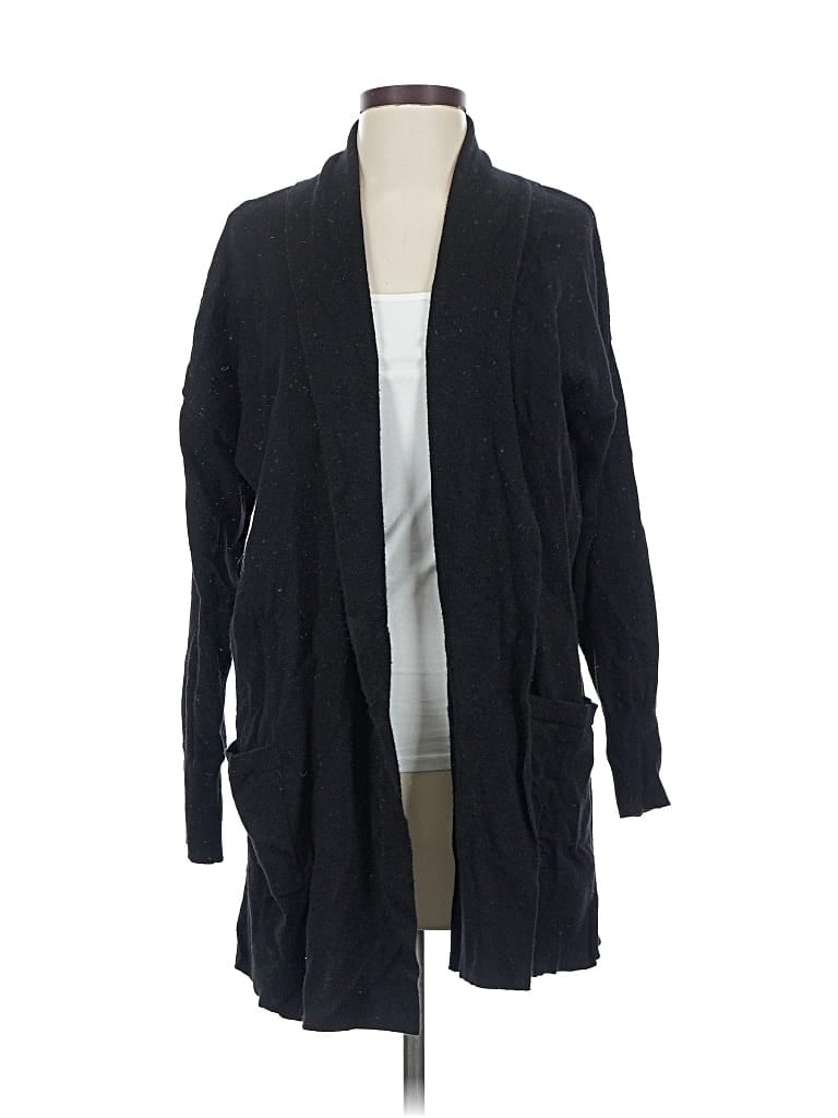 Pre-owned Max Studio Cardigan Sweater In Black