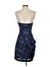 BCBGeneration 100% Polyester Graphic Blue Cocktail Dress Size 2 - photo 2