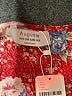 Auguste 100% Rayon Floral Red Romper Size 6 - photo 3