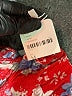 Auguste 100% Rayon Floral Red Romper Size 6 - photo 4