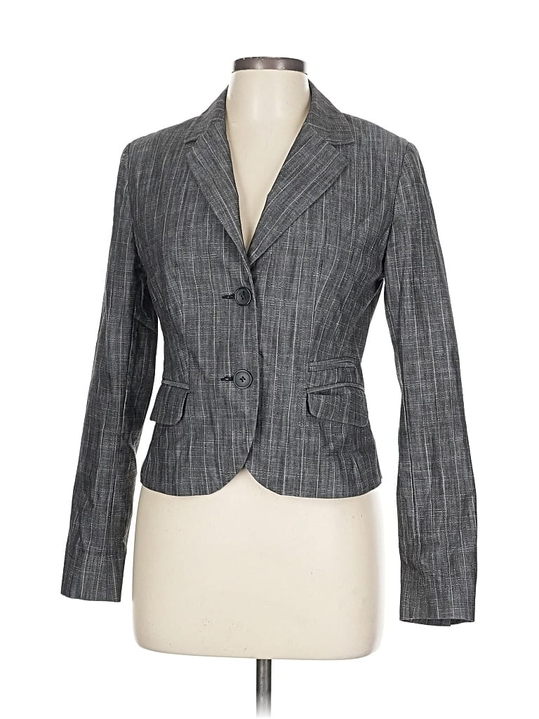 H&M Pre-owned Blazer Jacket In Gray
