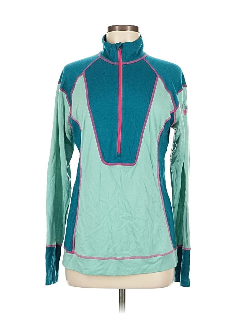 Pre-owned Spyder Pullover Sweater In Blue