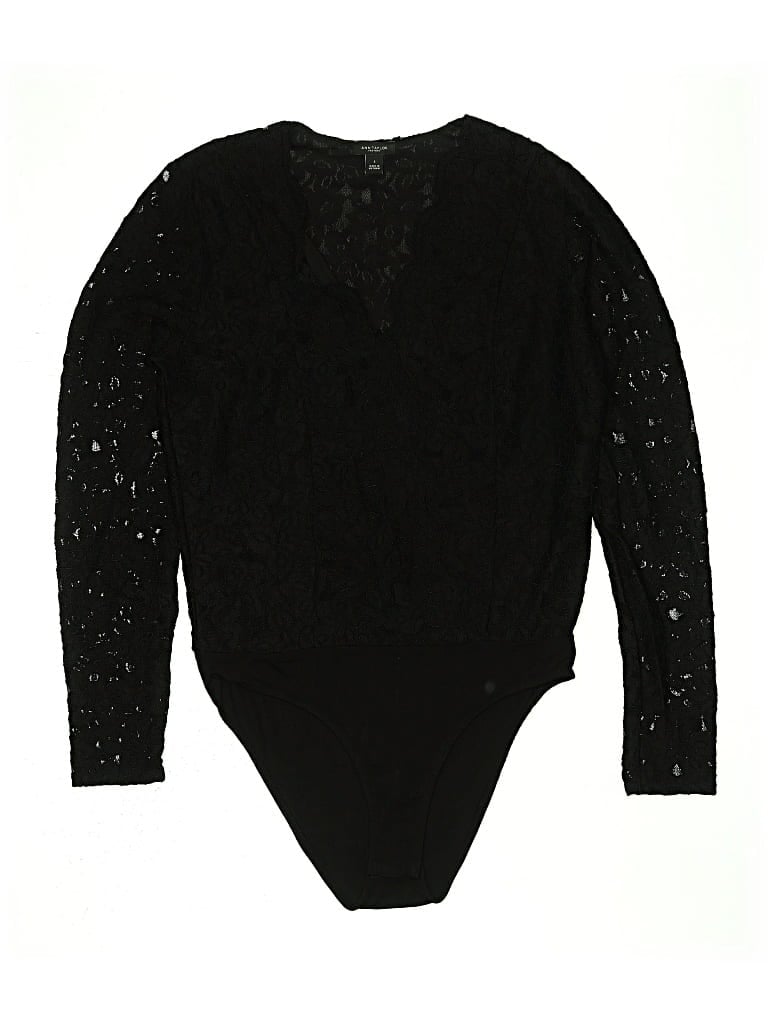 Pre-owned Ann Taylor Factory Bodysuit In Black