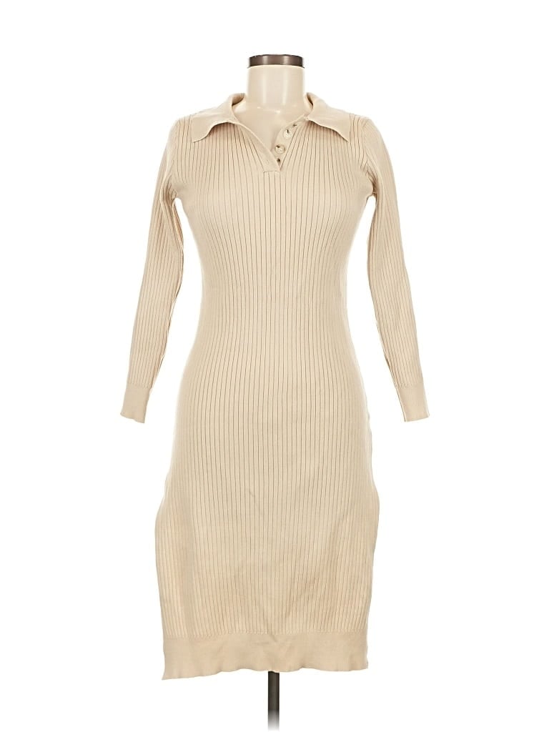 Pre-owned Dazy Casual Dress In Brown