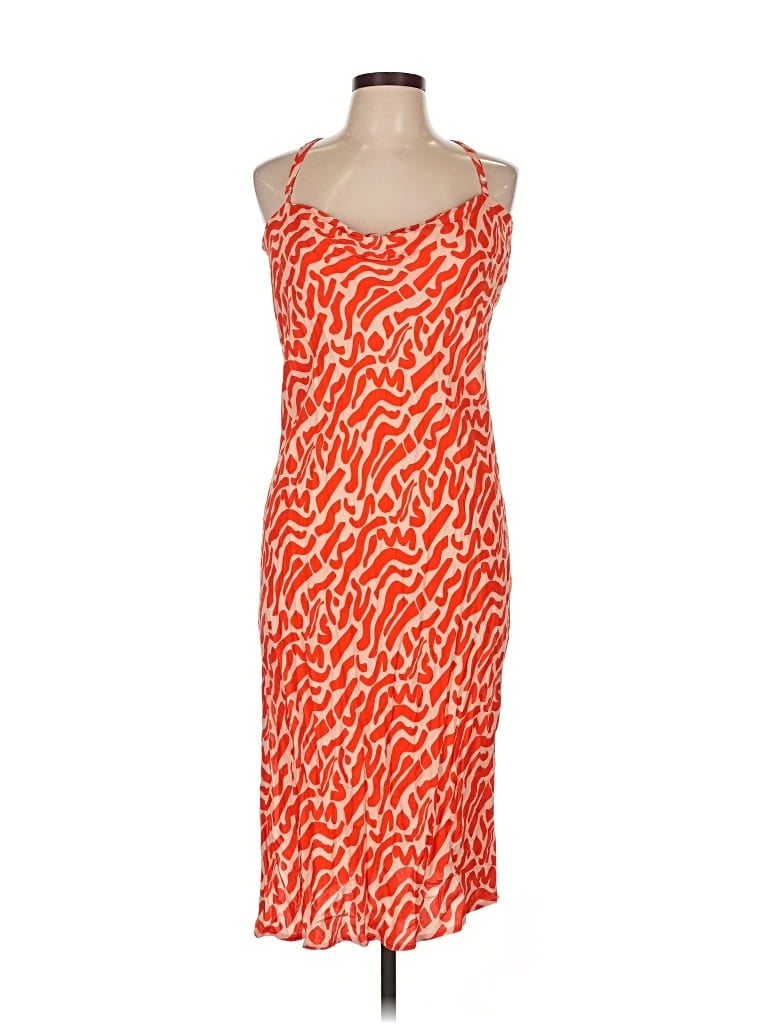 Pre-owned Band Of The Free Cocktail Dress In Orange