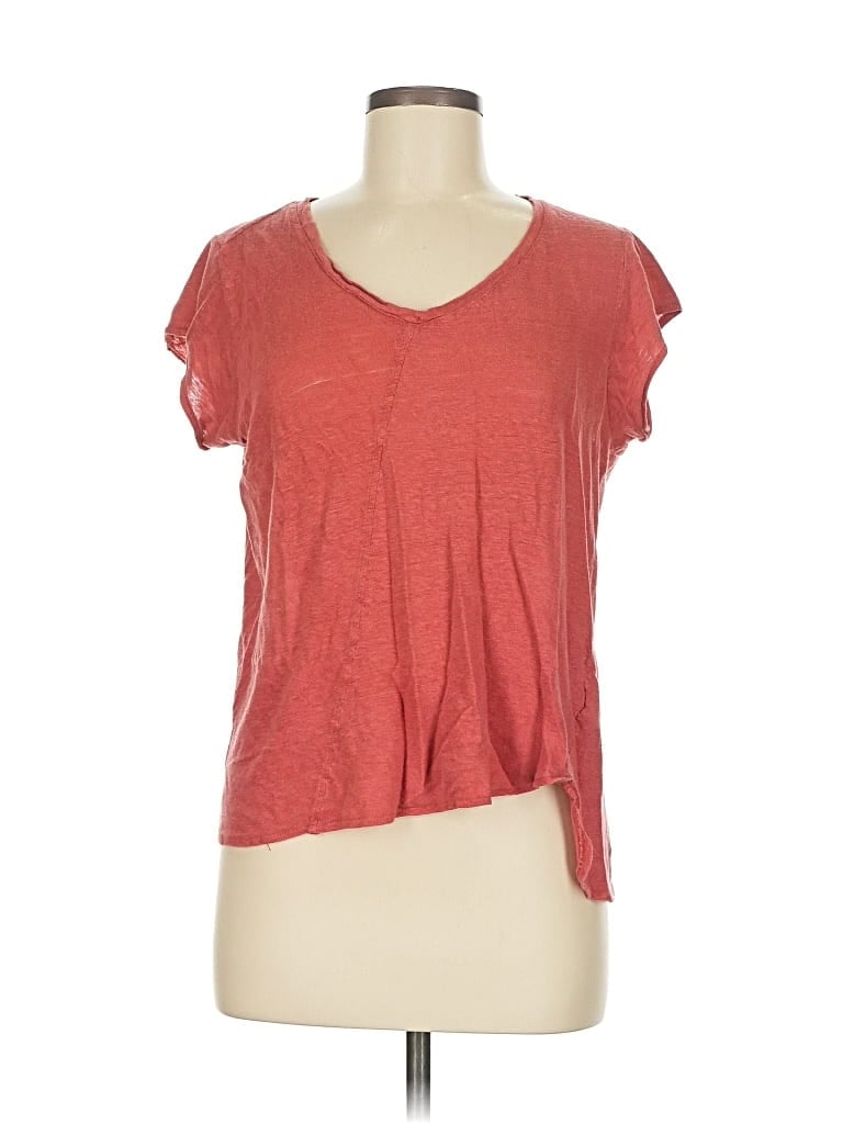 Pre-owned Tahari Short Sleeve T-shirt In Red