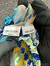 Taj 100% Silk Blue Long Sleeve Silk Top Size L - photo 7