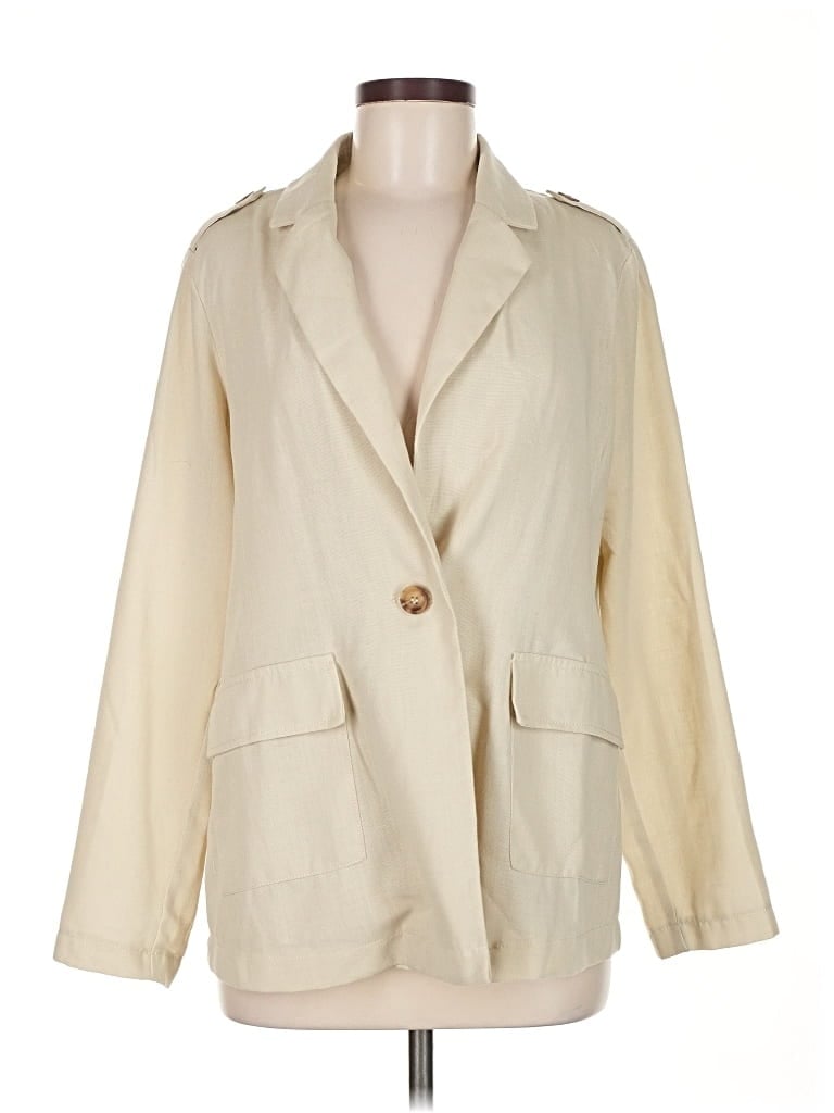 Pre-owned Soho Apparel Ltd Blazer Jacket In White