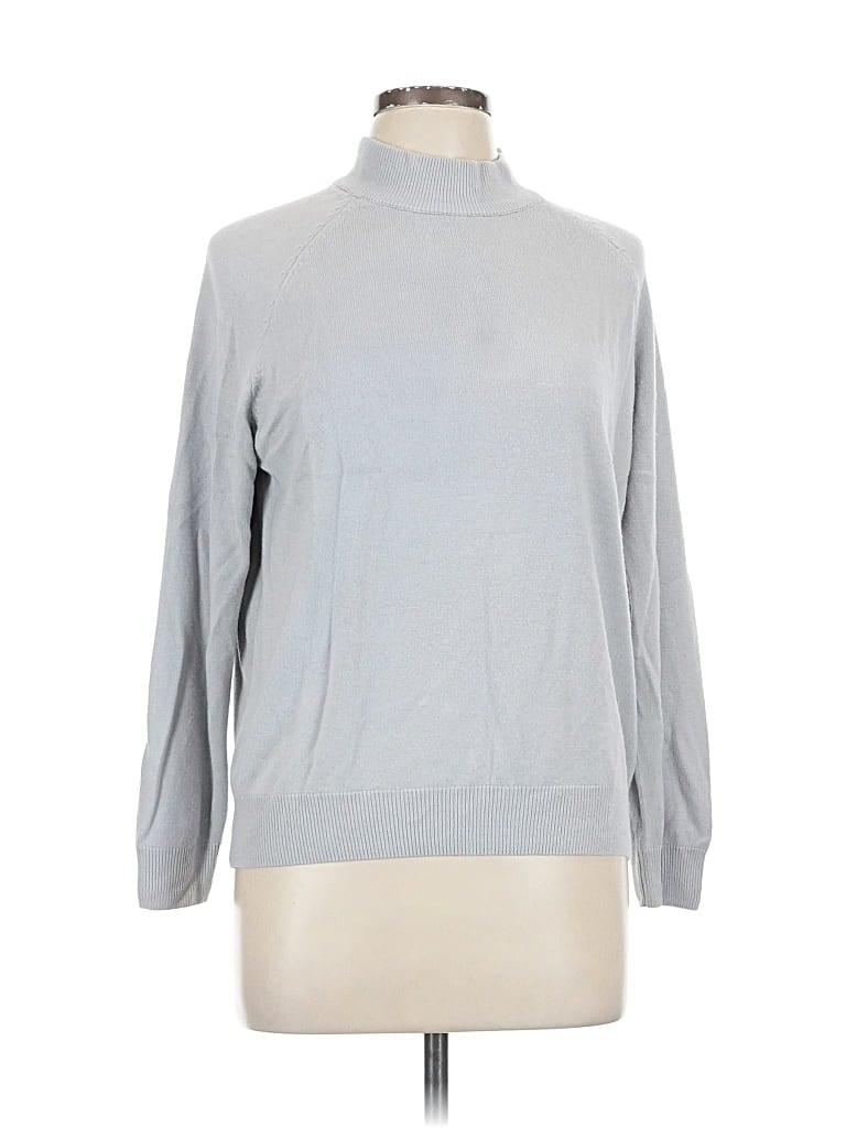 Pre-owned Draper's & Damon's Turtleneck Sweater In Gray