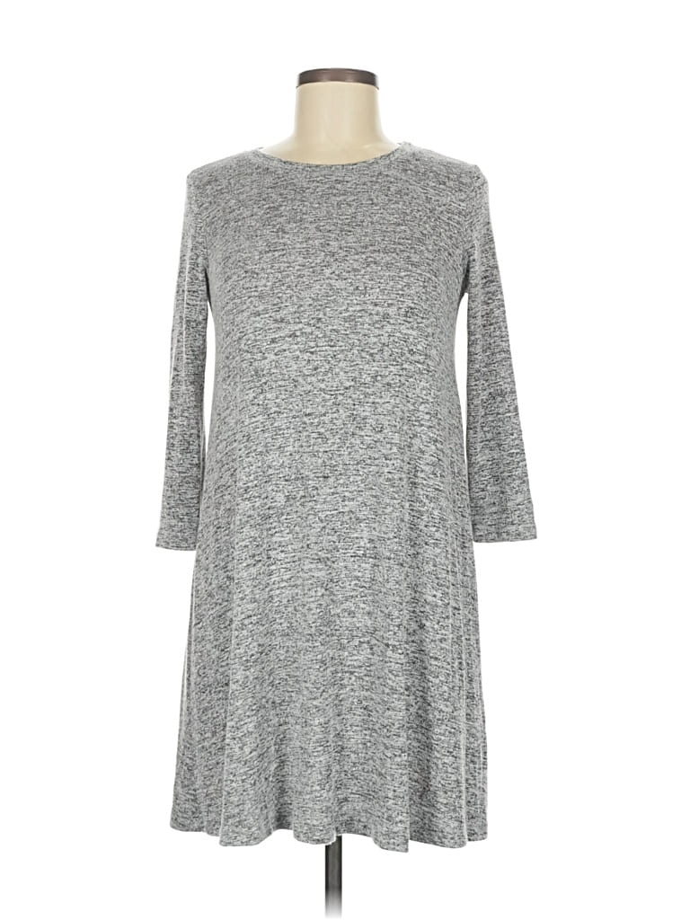 Pre-owned Cherish Casual Dress In Gray