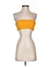 Zaful Yellow Tube Top Size 4 - photo 1