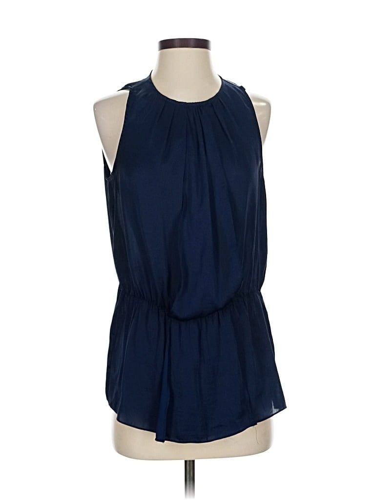 Pre-owned Vince Camuto Sleeveless Blouse In Blue