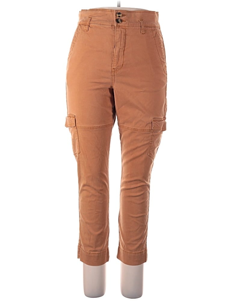 Pre-owned Cabi Cargo Pants In Brown