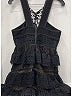 Self-Portrait 100% Polyester Black Cocktail Dress Size 8 - photo 12