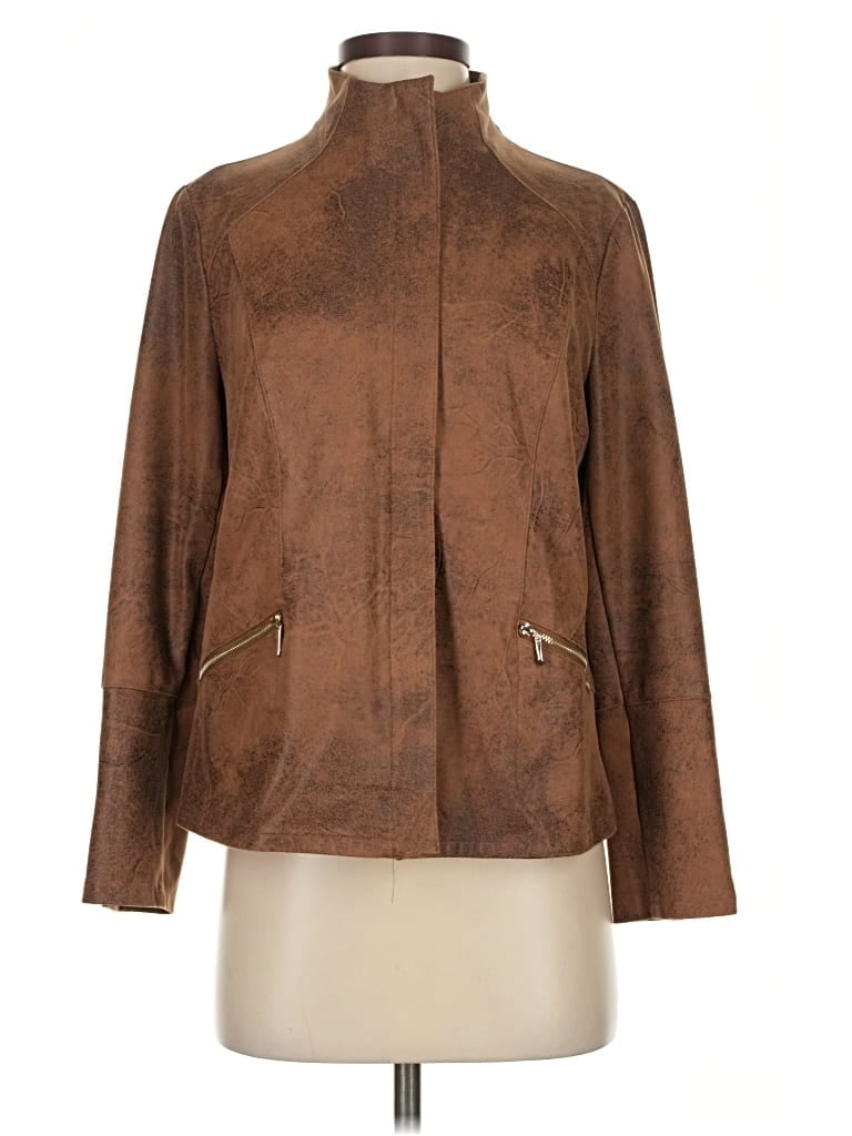 Pre-owned Chico's Jacket In Brown