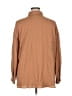 Shein Curve 100% Polyester Solid Brown Long Sleeve Blouse Size 1XL - photo 2