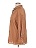 Shein Curve 100% Polyester Solid Brown Long Sleeve Blouse Size 1XL - photo 5