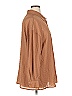 Shein Curve 100% Polyester Solid Brown Long Sleeve Blouse Size 1XL - photo 4