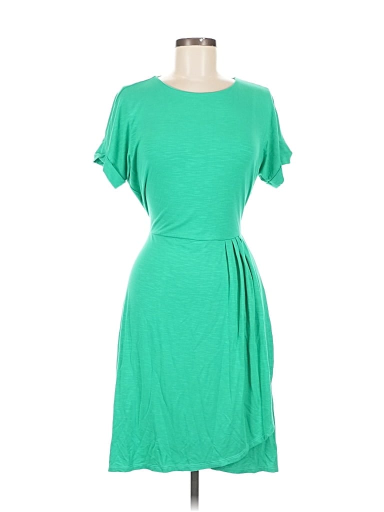 Pre-owned Chaps Casual Dress In Green