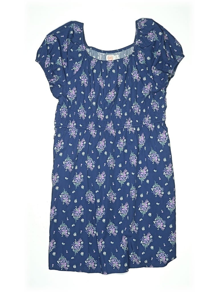 Pre-owned Wonder Nation Kids' Dress In Blue