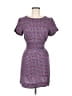 Sportmax Code 100% Viscose Print Purple Casual Dress Size 6 - photo 1