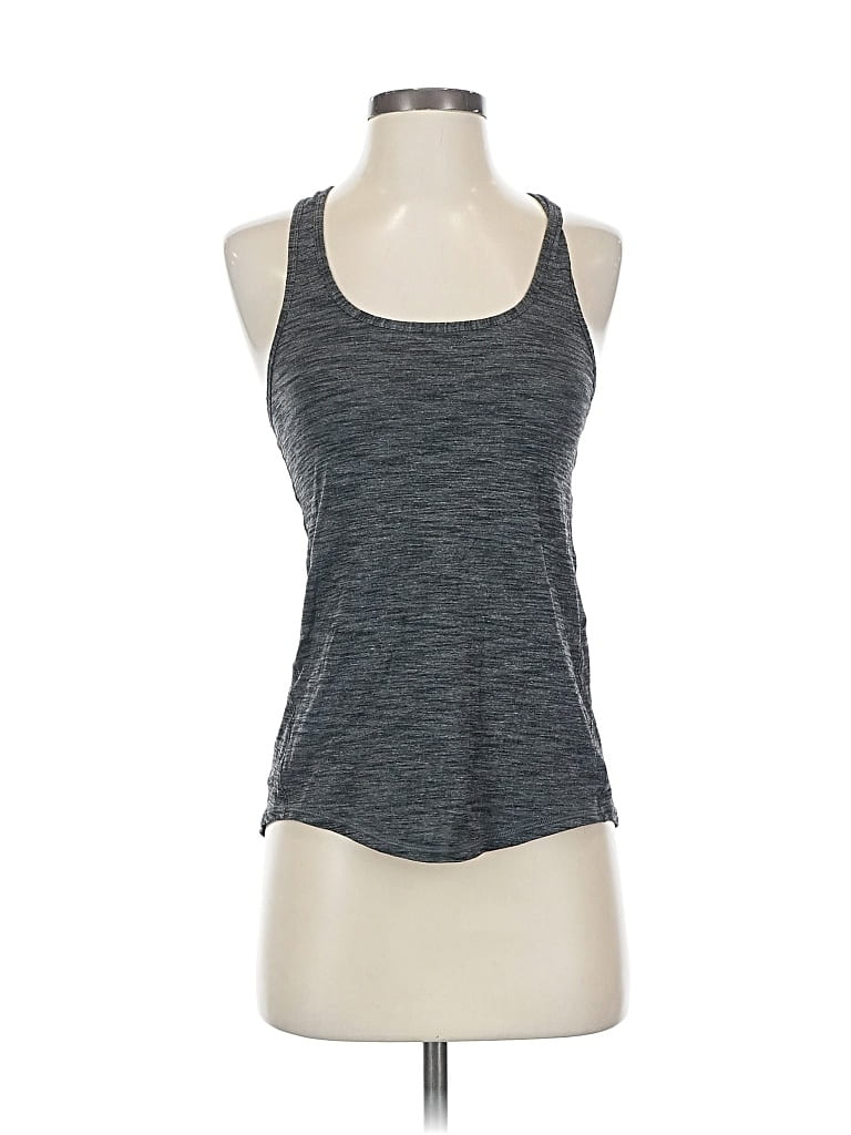 Pre-owned Lululemon Athletica Active Tank Top In Gray