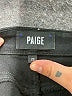 Paige Black Casual Pants Size 23 waist - photo 7