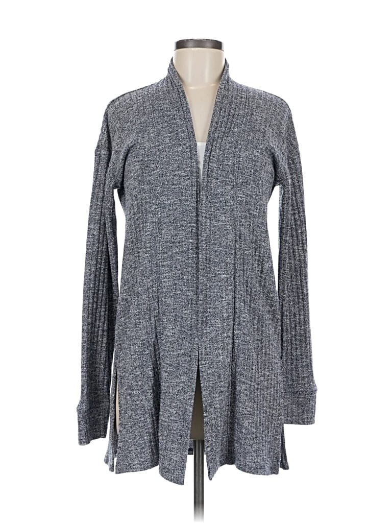 Pre-owned Ann Taylor Loft Cardigan Sweater In Gray