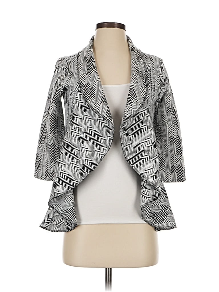 Pre-owned Assorted Brands Blazer Jacket In Gray