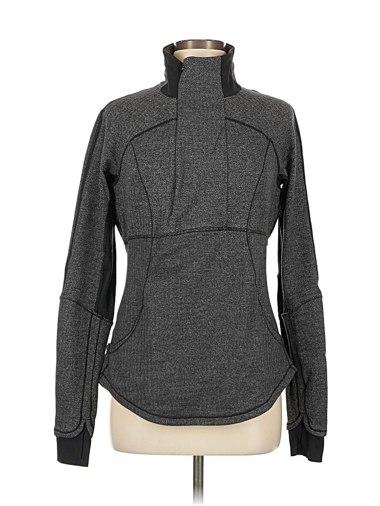 LULULEMON ATHLETICA Pre-owned Fleece Jacket In Gray