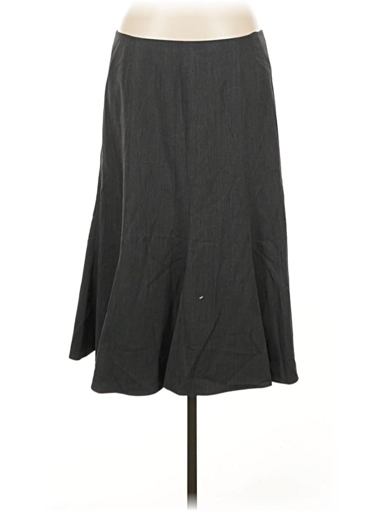 Pre-owned Evan Picone Casual Skirt In Gray