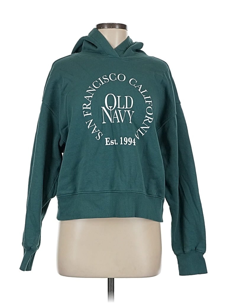 Pre-owned Old Navy Pullover Hoodie In Blue
