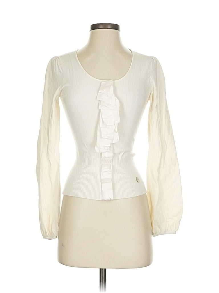 Click to view more detailed imagery on our partner's website Pre-owned Karen Millen Long Sleeve Blouse In White