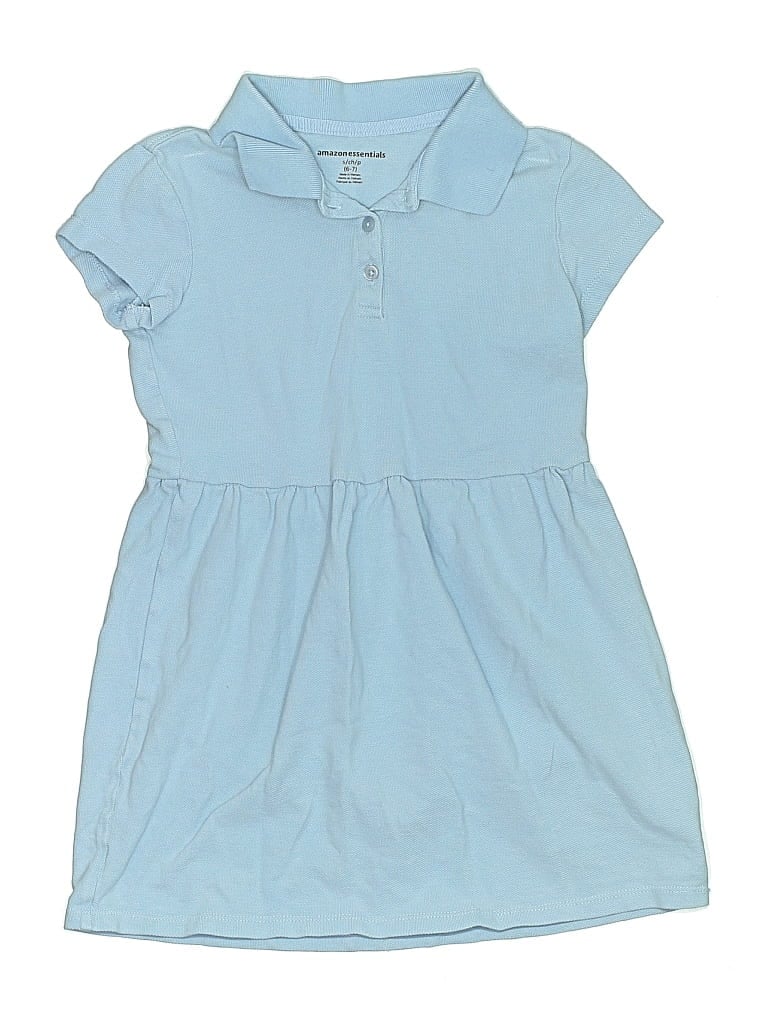 Pre-owned Amazon Essentials Kids' Dress In Blue