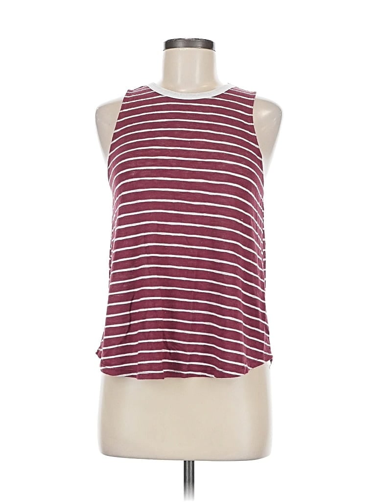 Pre-owned So Sleeveless T-shirt In Burgundy
