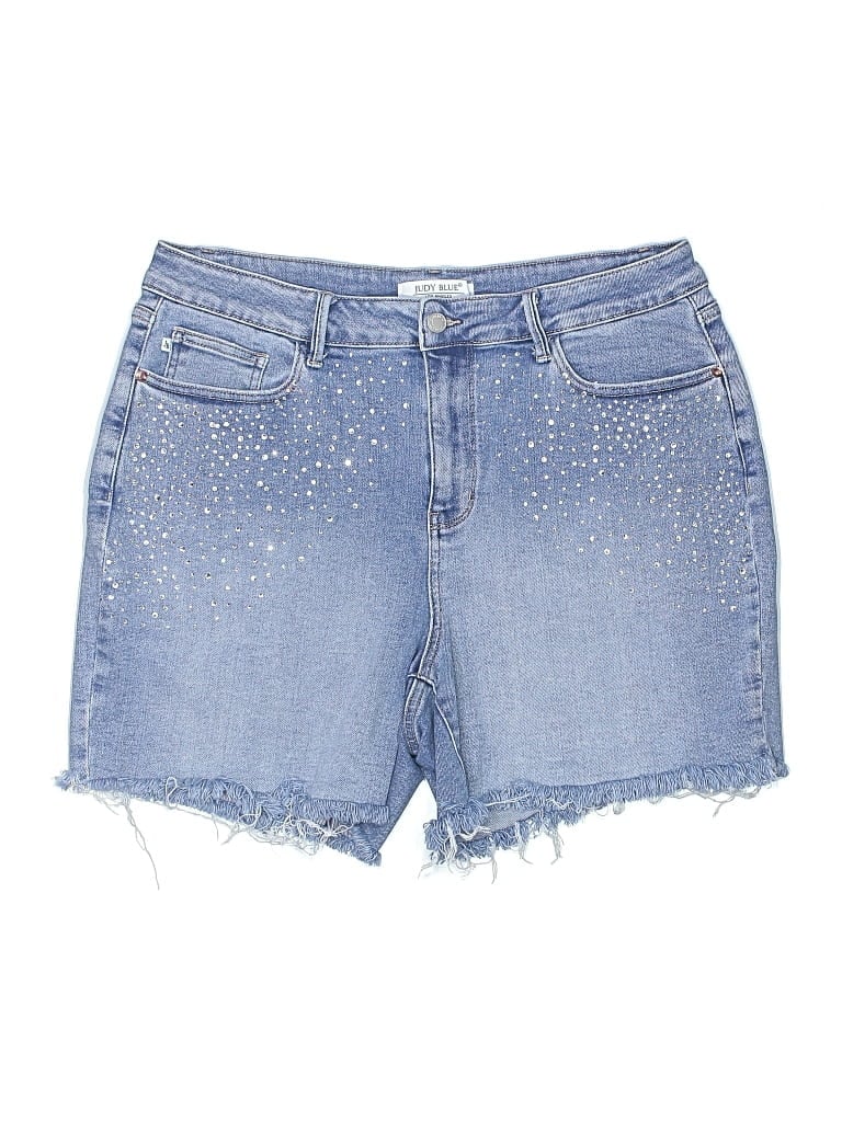 Pre-owned Judy Blue Denim Shorts In Blue