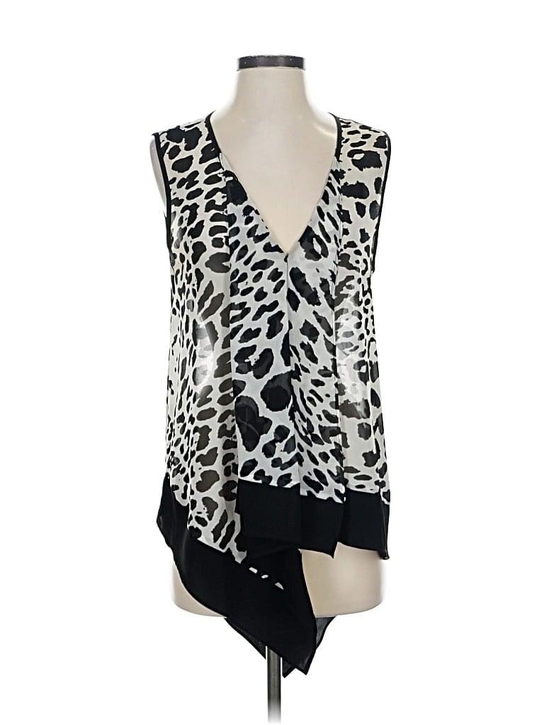 Pre-owned Robbi & Nikki Sleeveless Blouse In White