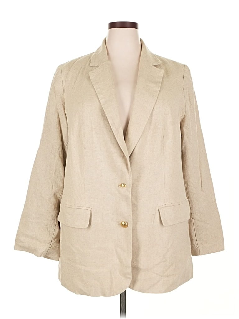 Pre-owned A New Day Blazer Jacket In Brown