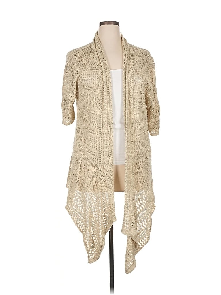 Pre-owned Dressbarn Cardigan Sweater In Brown