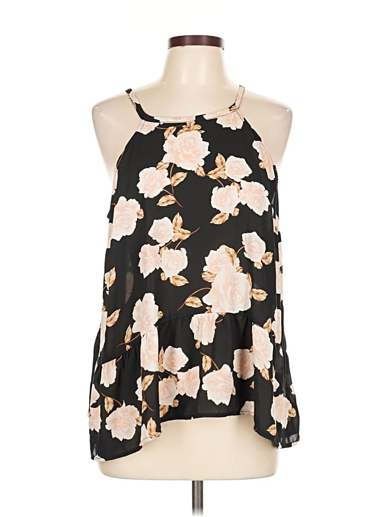 Pre-owned Torrid Sleeveless Blouse In Black