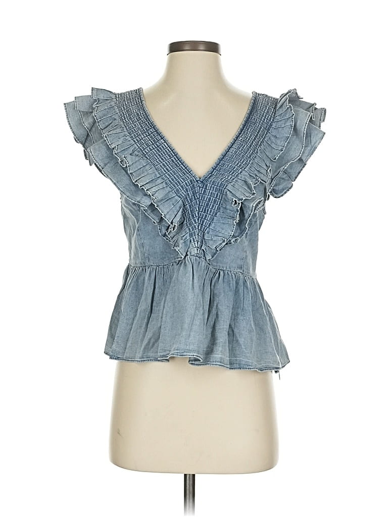 Pre-owned Mare Mare X Anthropologie Sleeveless Blouse In Blue