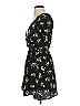Topshop 100% Polyester Floral Black Cocktail Dress Size 2 - photo 5