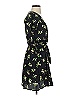 Topshop 100% Polyester Floral Black Cocktail Dress Size 2 - photo 4
