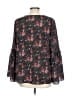 Saks Fifth Avenue 100% Polyester Black Long Sleeve Blouse Size L - photo 2
