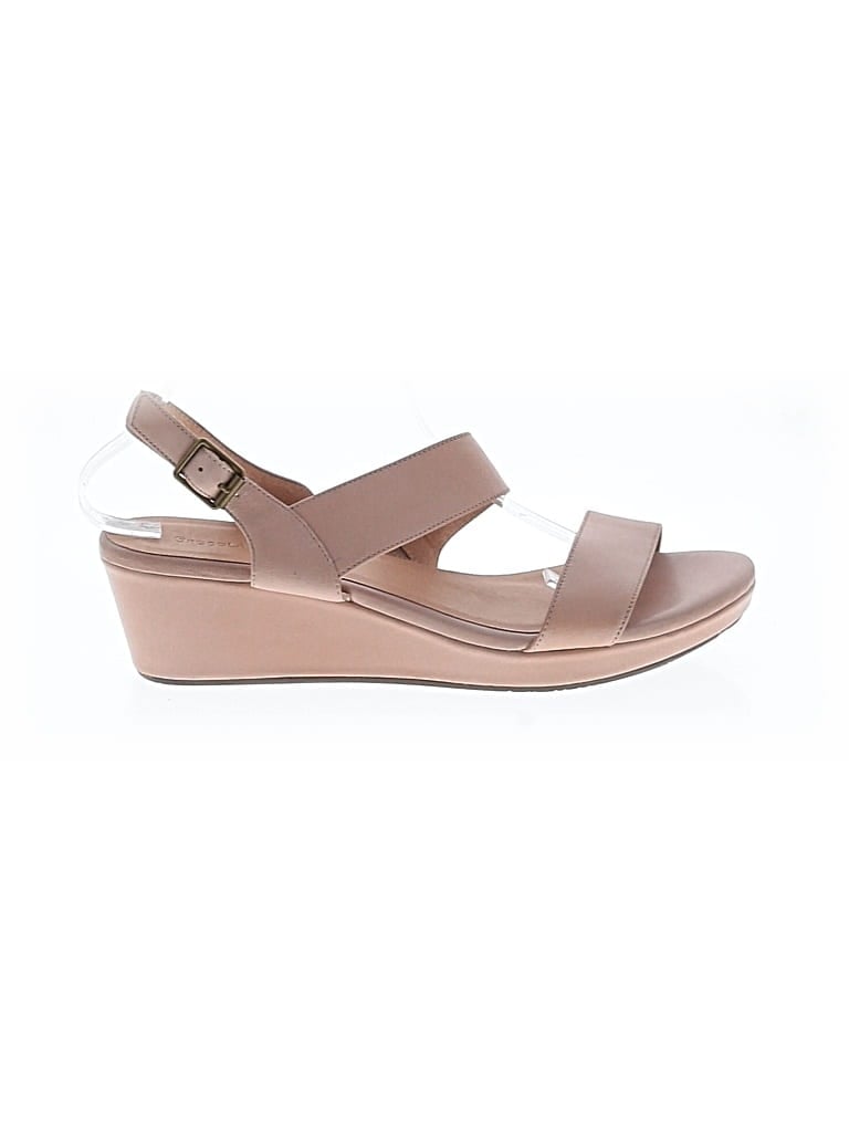 Pre-owned Chocolat Blu Wedges In Pink