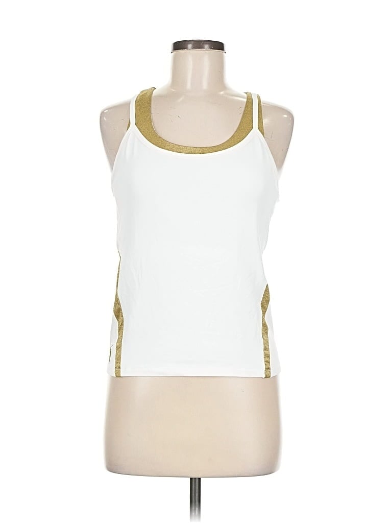 Pre-owned Ralph Lauren Tank Top White Halter Neckline Tops