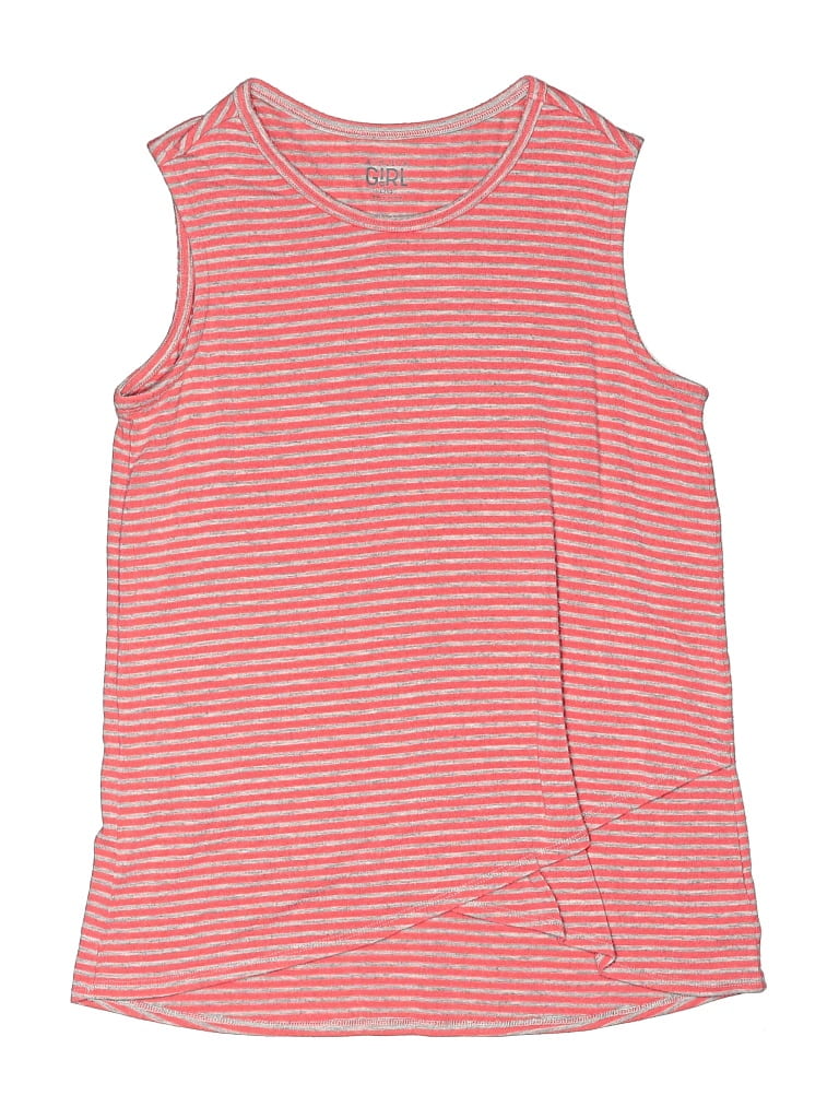 Pre-owned Athleta Girl Kids' Sleeveless T-shirt In Red
